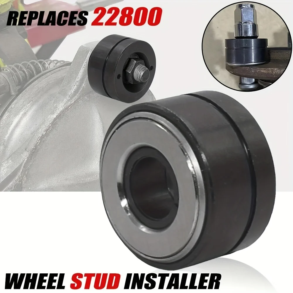 

22800 Wheel Stud Installer Replace Most All Automotive And Light-Duty Truck Wheel Studs Tire Stud Tool Compatible