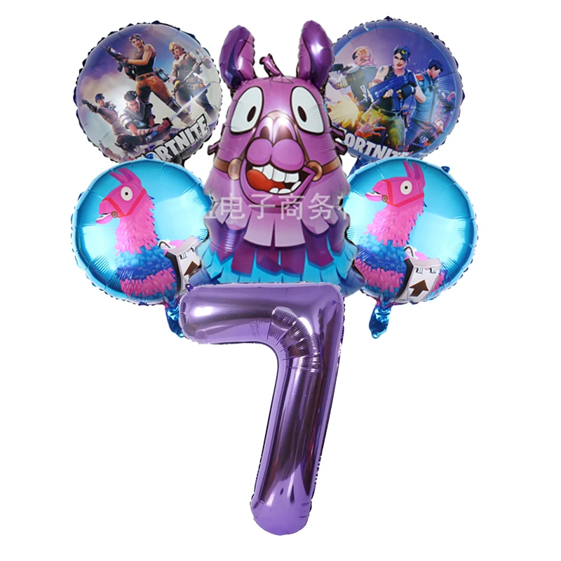 Game Fortnite Ballon Nummers Verjaardagsfeestje Decoratie Ballon Set Baby Douche Feestdecoratie Jongens Slaapkamer Decor Cadeau