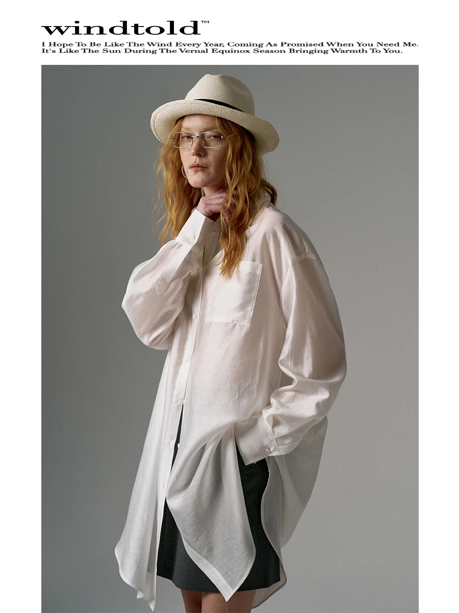 

Женская накидка Windtold из длинного шелка, свободного кроя, с защитой от солнца, простая, универсальная, для любого сезона, для повседневной носки.