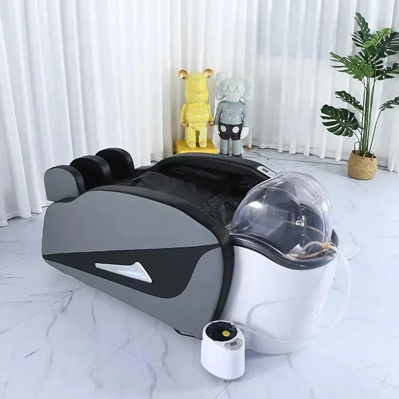 2025 Hair Salon Washing Chair Head Spa Shampoo Bed Electric Therapy Thai Massage Shampoo Pedicure Spa Bed