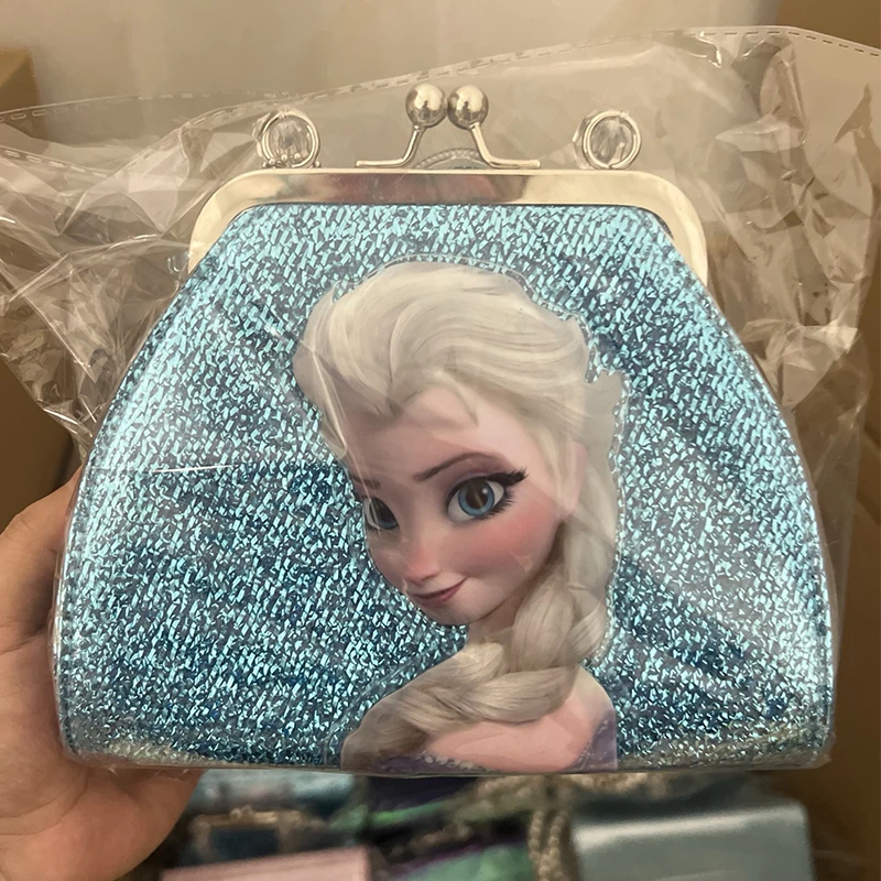 Disney Frozen 2 Elsa Anna Handbag Bag Children\'s Toys Shoulder bag Girl Sofia Princess  Handbag Kid Shopping Storage Bag Gift