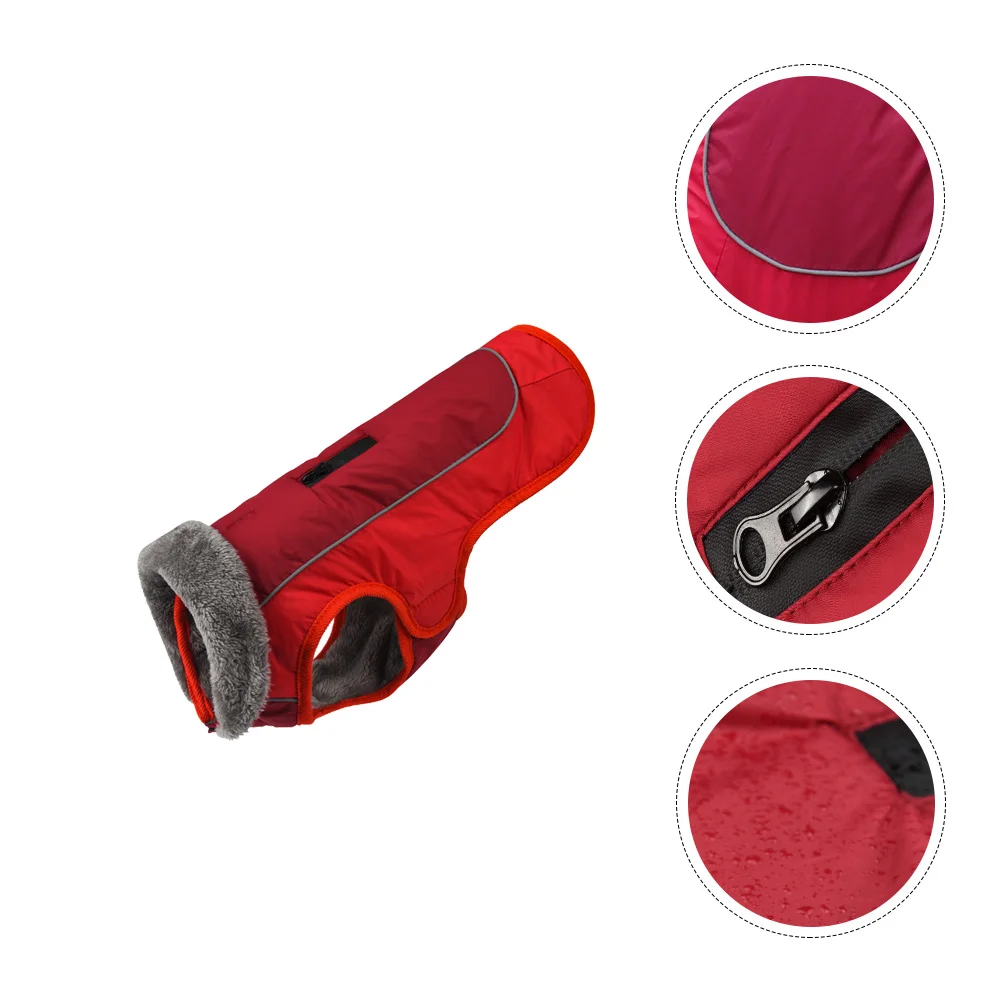 

Pet Coat Dog Waterproof Clothing Puppy Warm Clothes Sweater Costume Polyester