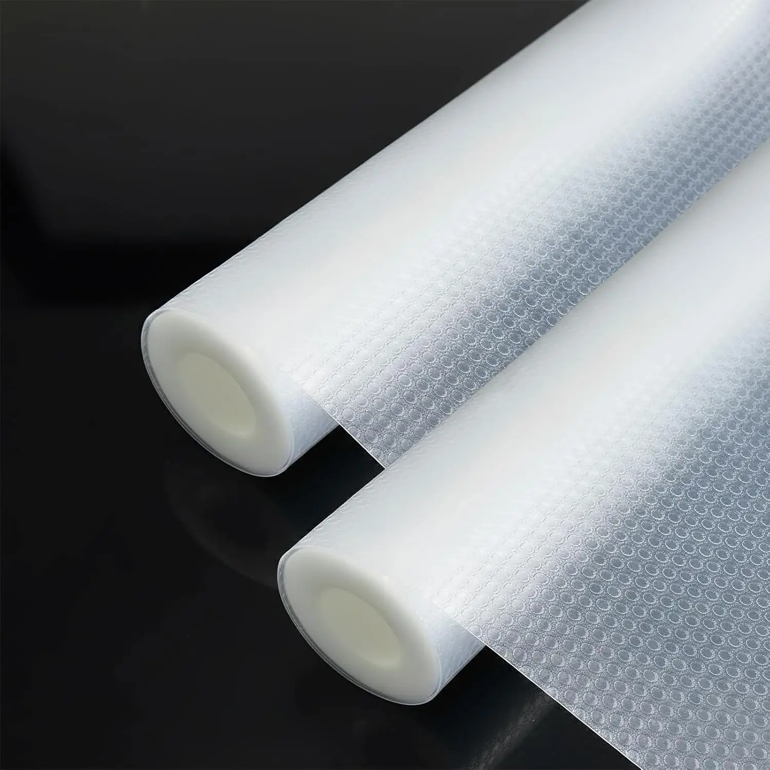 

2 Packs 100% EVA Clear Shelf Liners for Cabinets, Kitchen Drawer Liner, Refrigerator Shelf Liners, Non-Adhesive Non-Slip Waterpr
