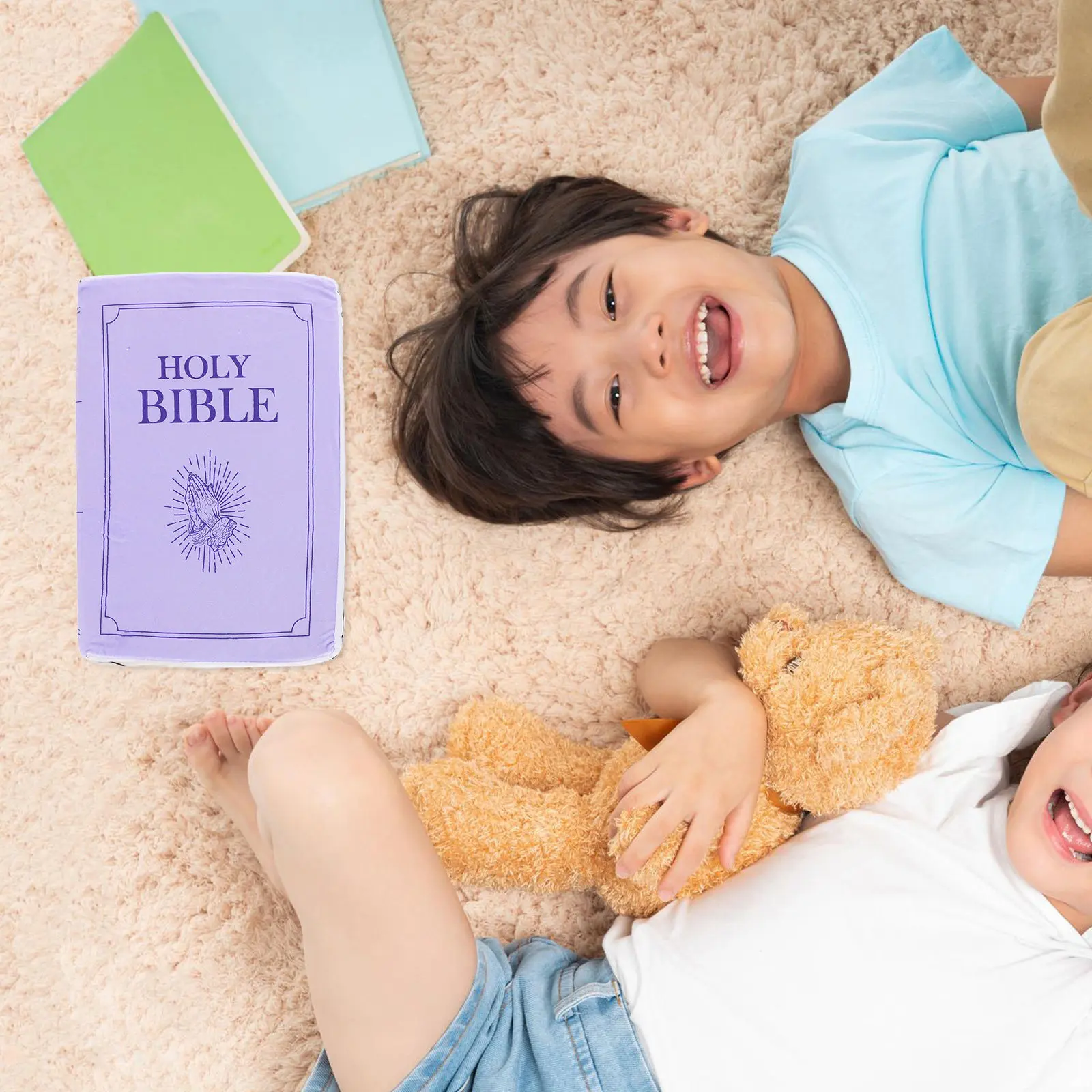 

Мягкая декоративная подушка в форме Библии, креативная подушка-книга для дивана, украшение для дома в форме книги