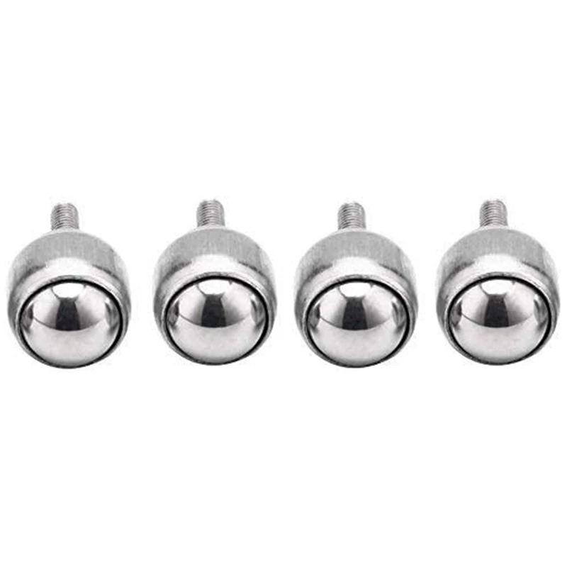 

4 Piece Stainless Steel Rod Universal Ball Bearing Machine Tool Endless Steel Ball Wheel (Size:25D)