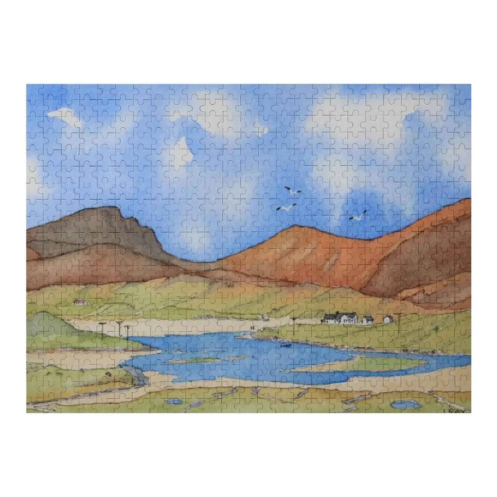 

Cradhlastadh, Isle of Lewis. Jigsaw Puzzle Custom Kids Toy Wood Photo Personalized Puzzle