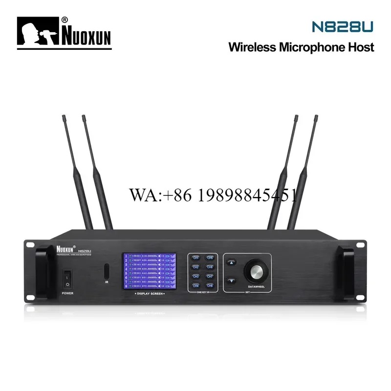 WMWMNU Hot Sell 8-Channel Wireless Digital Detachable Gooseneck UHF IR Professional Microphone Speaker System Audio Sound