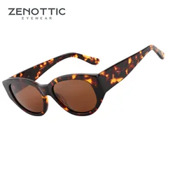 ZENOTTIC 2025 Butterfly Acetate Polarized Sunglasses Women Thick Frame UV400 Protection Sun Glasses for Ladies Shopping Gift