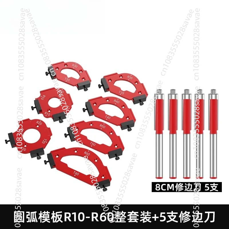 

Woodworking Inner/Outer Corner Gauge Electric Cutting Fillet Template Wood Board Chamfering Positioning Mold
