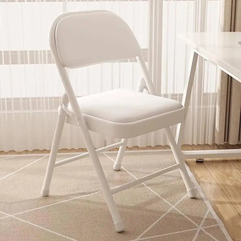

Ergonomic Comfort Floor Living Folding Room Chair Metal Regale Living Room Chair Apartment Kitchen Cadeiras De Jantar Furnitures