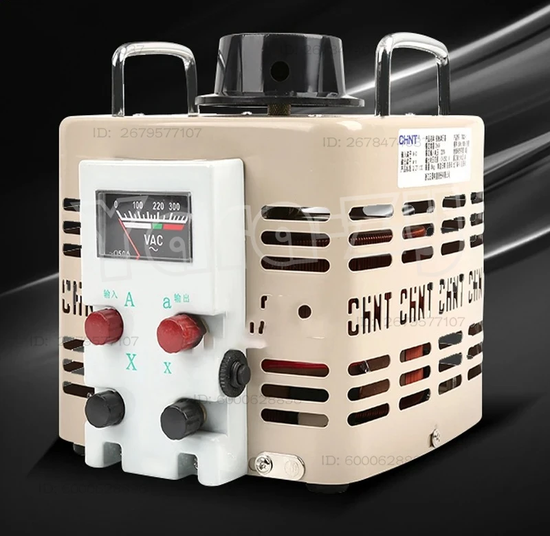 TDGC2-5 voltage regulator 220V high-power single-phase adjustable voltage transformer contact type manual AC auto-coupling house