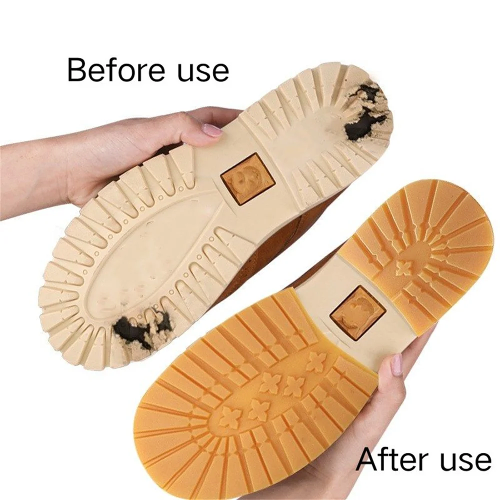 Suelas de zapatos de goma gruesas para hombre, zapatos antideslizantes de repuesto DIY, suela exterior resistente al desgaste, alfombrilla inferior, accesorios para zapatos