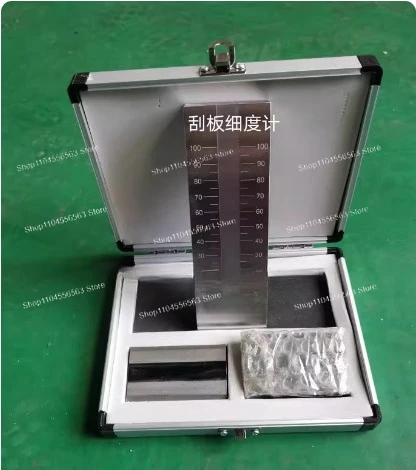 Stainless Steel Scraped Fineness Gauge QXD Single Groove 0-25/50/100μm Optional for Paint Ink Coating Grindometer