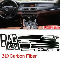 3D Carbon Fiber Pattern Interior Trim Vinyl Sticker For BMW 5 Series F10 2011-17