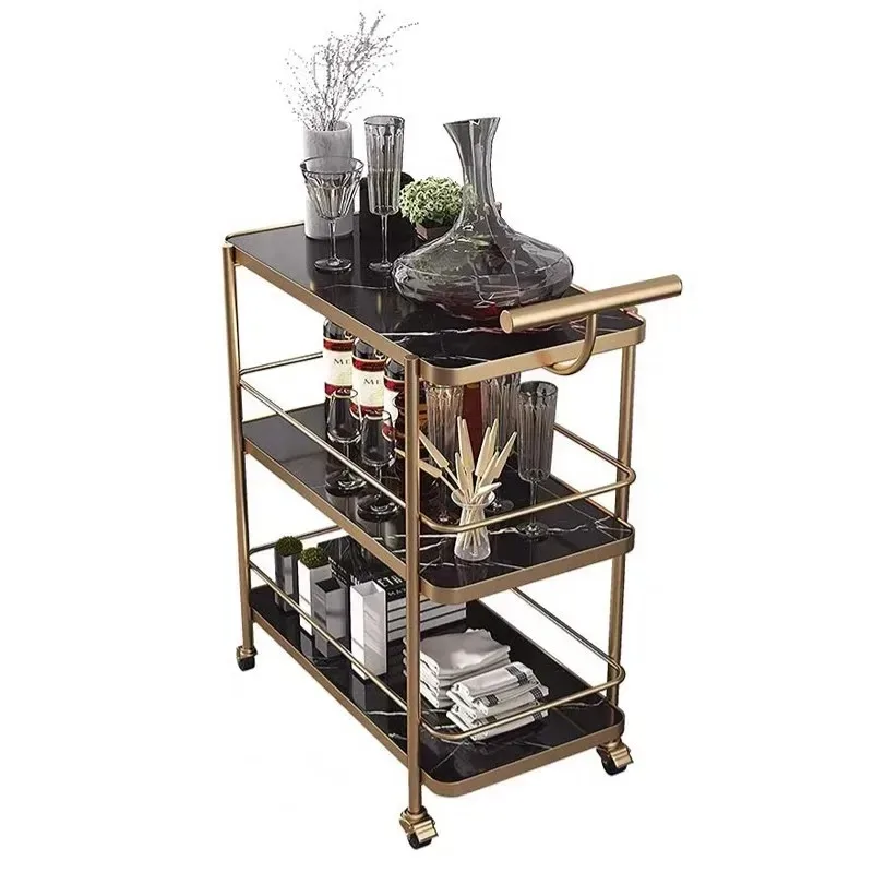 

Dining Cart Trolley Restaurant Delivery Hotel Mobile Tea Wine Cake Trolley