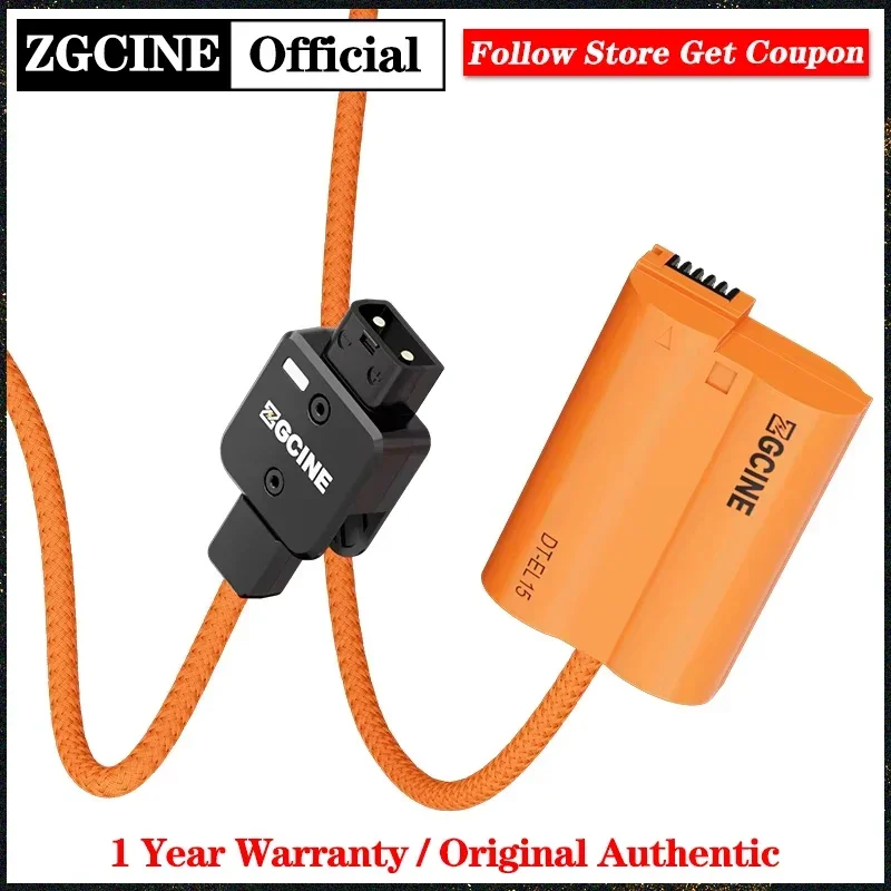 ZGCINE D-Tap to DT-EL15 Dummy Battery Cable For Nikon Camera