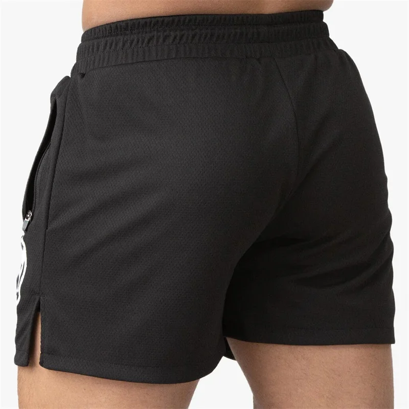 New men Sports Shorts Summer Jogger Training Shorts Mesh ventilation Bodybuilding Sweatpants Fitness Running Gyms Shorts men