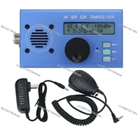 OEM USDX USDR HF QRP SDR Transceiver 8-Band 5W DSP SDR SSB/CW Transceiver with Blue/Black/Red Shell Mic for Ham Radio