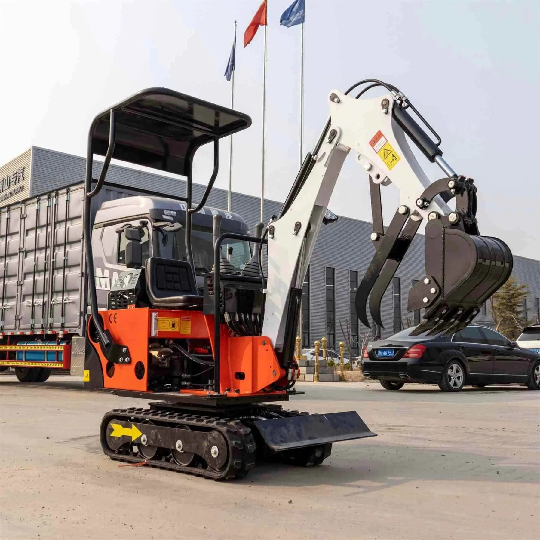 Mini Excavator Smallest Crawler Micro Bagger Digger 0.8T 0.8Ton 800Kg 08T Factory Supply