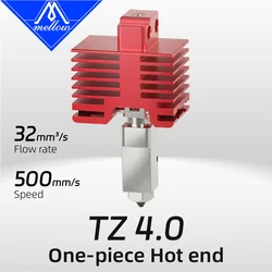 Mellow TZ4.0 Premium Hotend For Bambu Lab X1/P1P/P1S Upgrade 3D Printer: High-Flow Hardened Steel Nozzle With 80W Ceramic Heater