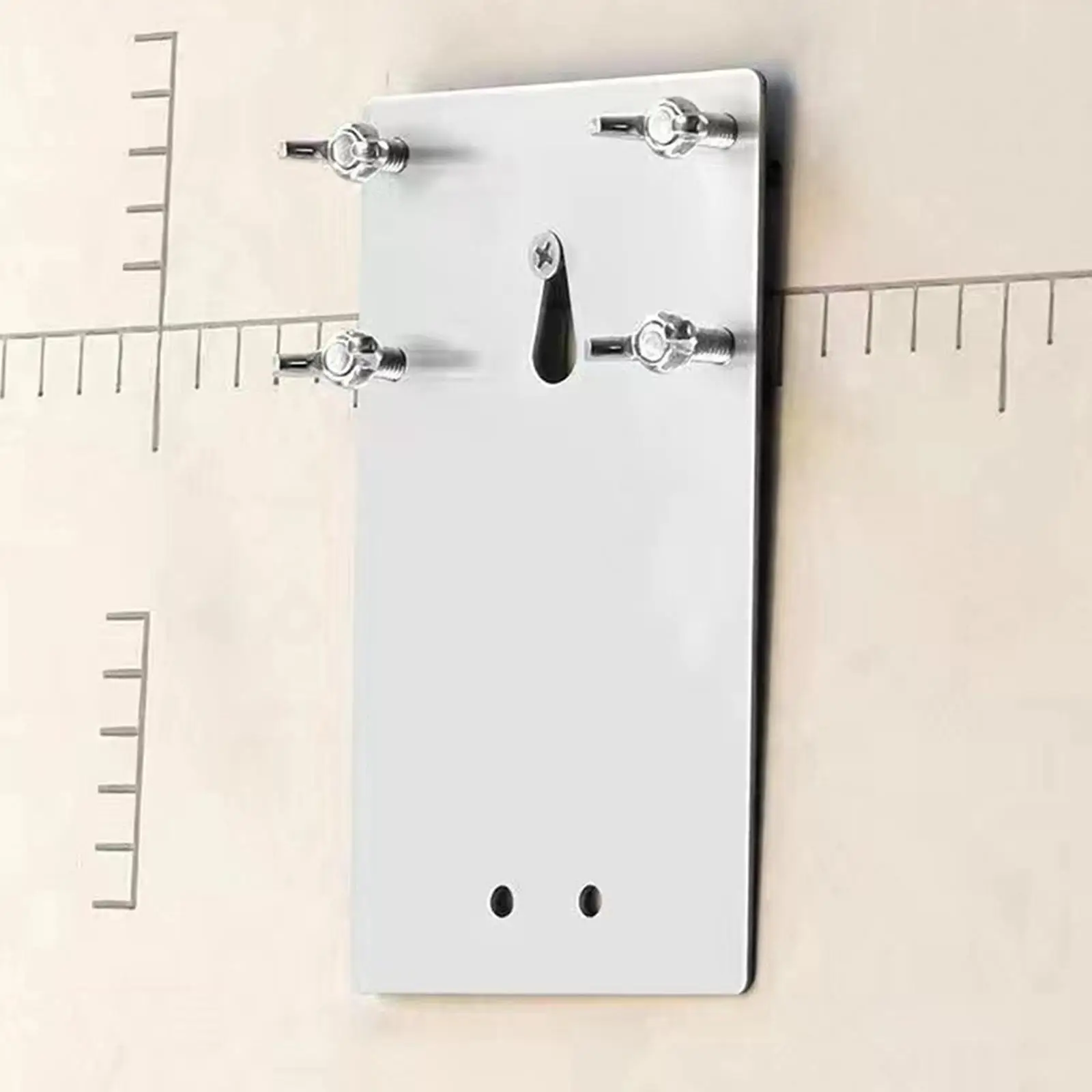 Spirit Level Wall Mount Hand Tool L Shape Woodworking Hanger Spirit Level Tool