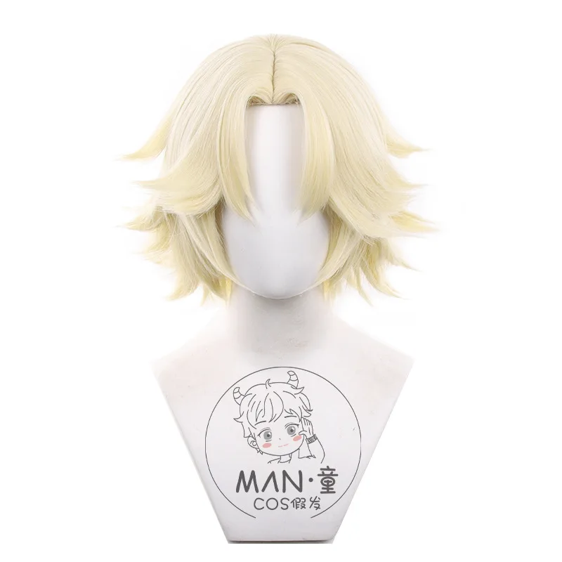 Identity V プロスペクター 真実を超えて コスプレウィッグ 頭皮 スパイキー ショートヘア ハロウィン ギフト