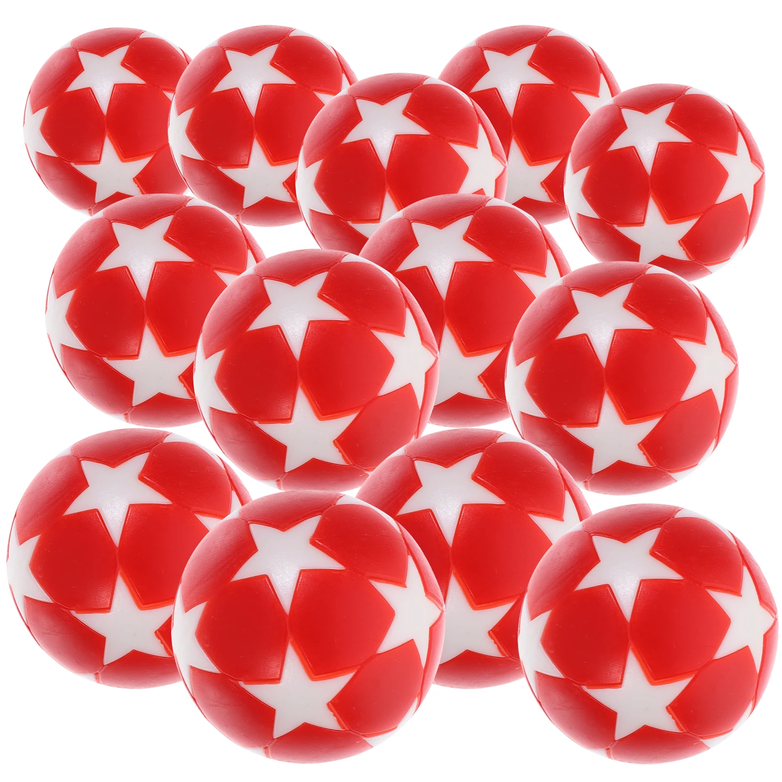 

12pcs -star Table Soccer Balls for Fun Game Accessories Replacement Desk Game Supplies Football Ball