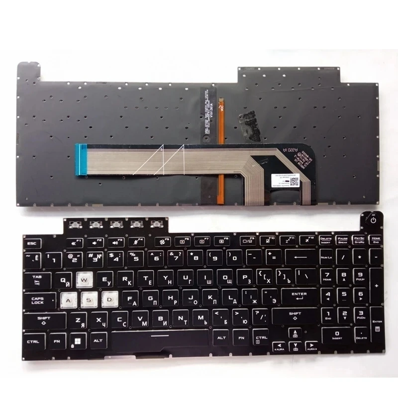Klawiatura RU do ASUS TUF Gaming A15 FA506 FA506iu FA506iv Fa506ii TUF A17 FA706 Fa706ii FA706iu FX506 FX506L FX706 FX706H TUF706