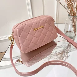 2024 Tassel Small Messenger Bag For Women Trend Lingge Embroidery Camera Female Shoulder Bag Fashion Chain Ladies Crossbody Bags