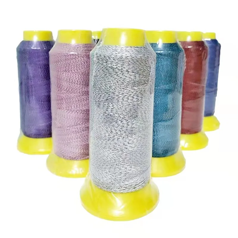 1pc Reflective Embroidery Thread For Weaving Hat Clothing DIY Knitted Yarn Sewing Supplies Material 0.15mm