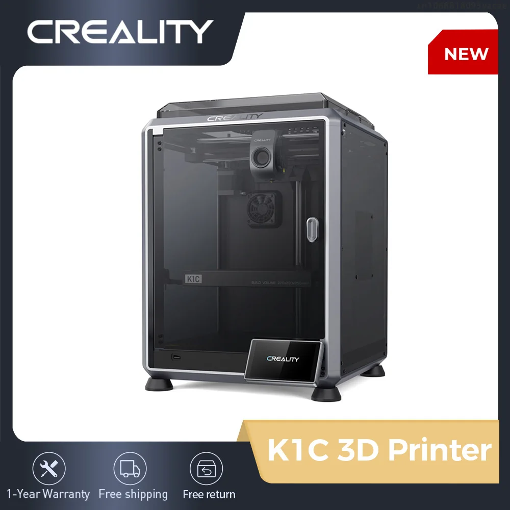 

Creality K1C 3D Printer 600mm/s Auto Leveling Robust Direct Extruder Tri-Metal Nozzle 300°C Printing Upgrade K1 with AI Camera