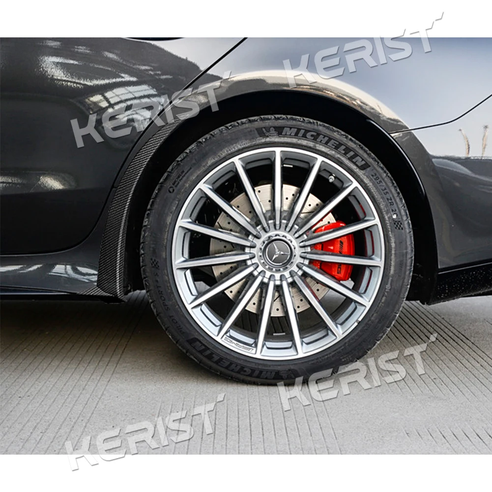 

Carbon Fiber Side Gurney Flap Lip Skirts Spoiler Wing for Mercedes-Benz amg GT 50 GT 53 GT63 2016+