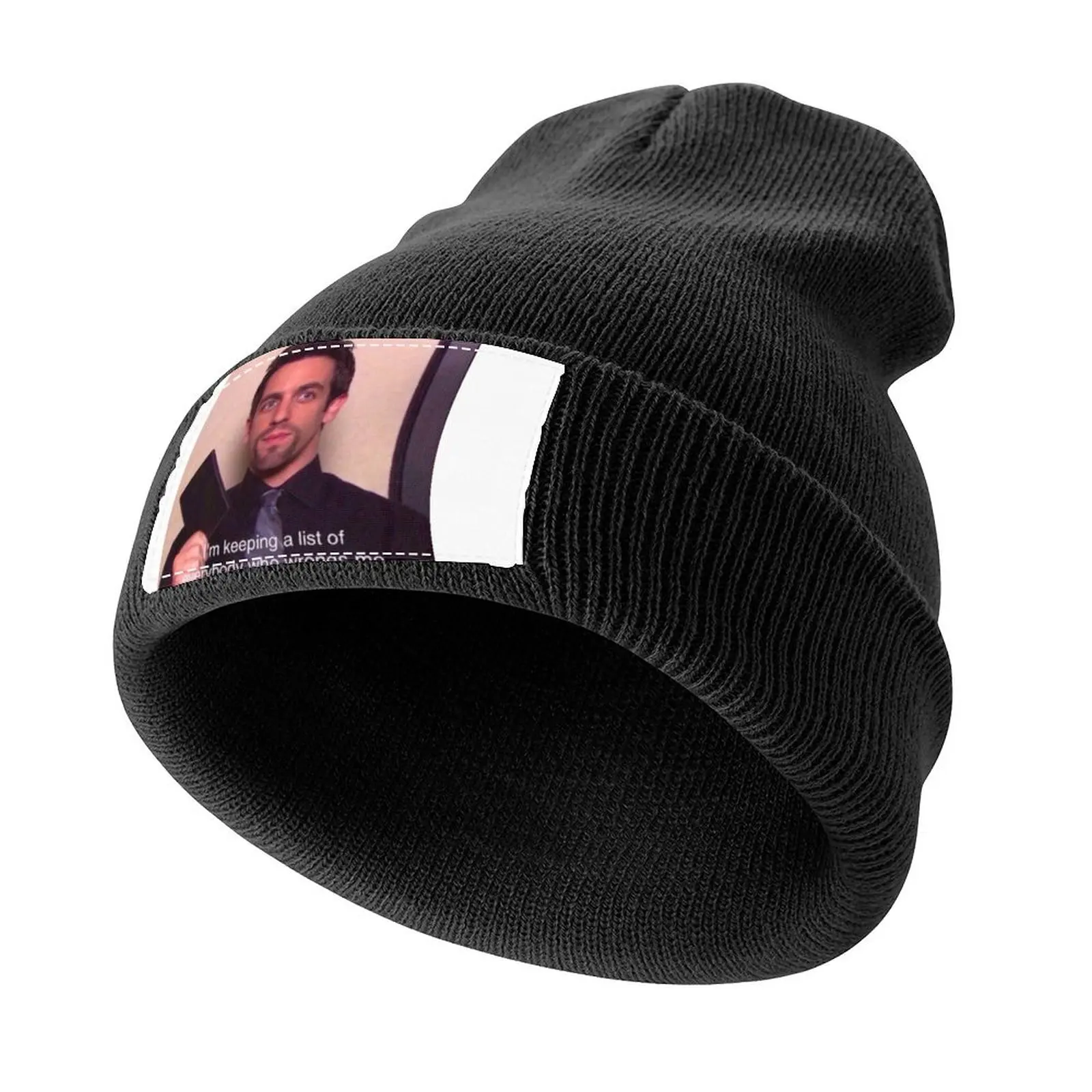 The office Ryan the temp Ryan started the fire Ryan Howard Knitted Cap Designer Hat Kids Hat Ladies Men's