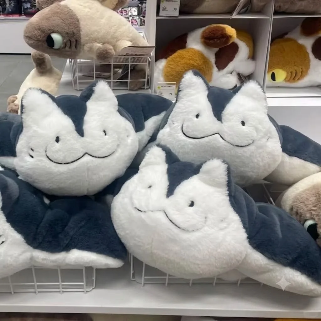 Sharkitty Original Plush Toys Yogin Ray Meow Plush Toy Soft Cute Plushie Stuffed Animal Doll Cartoon Birthday Christmas Gift