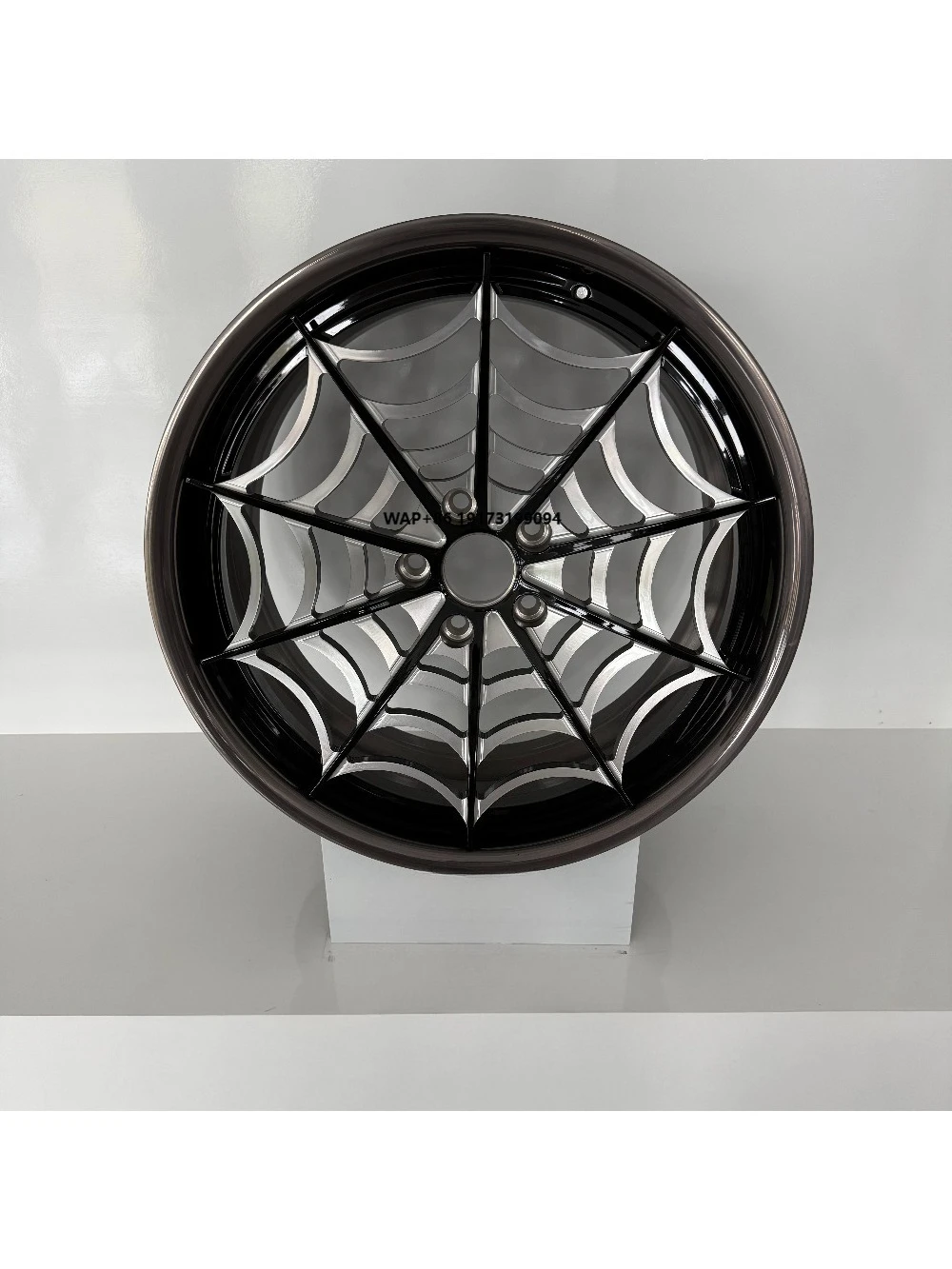 

New Customized Concave Spider Design Aluminium Alloy Car Wheel Rims 100mm PCD 25mm 30mm 40mm Forged Chrome Finish 5 Year