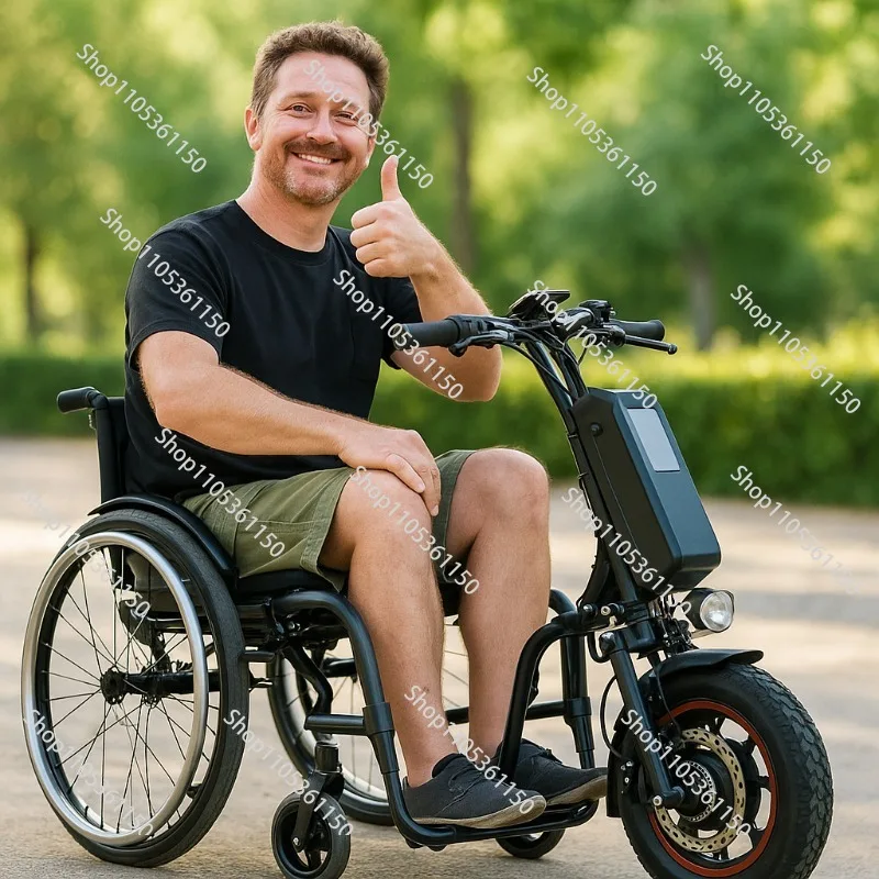 Lithium battery ultra-light portable wheelchair traction head wheelchair electric vehicle head wheelchair drive head