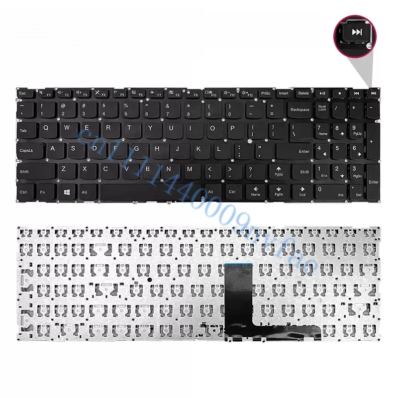 New Laptop Keyboard for Lenovo IdeaPad 310 Touch-15IKB Touch-15ISK 310-15ABR 310-15IAP 310-15IKB 310-15ISK US Without Frame 0.3