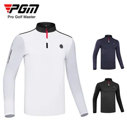 PGM Men's Golf Wear Summer Ice Silk Sunscreen Sports Top Men's Shirts Casual Long Sleeve T-shirt Golf Sportswear YF589