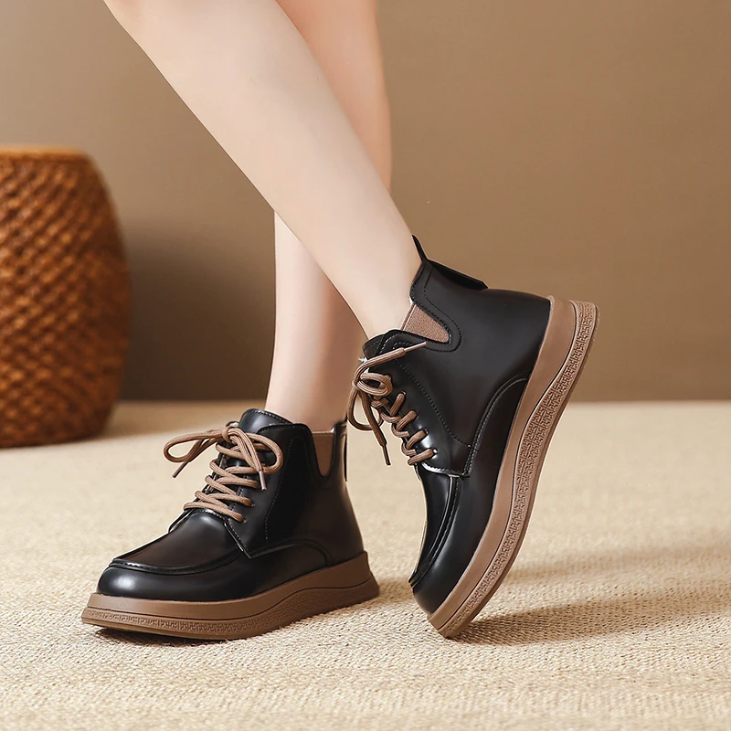 

**Popular in Winter Round Toe Comfortable and Warm Short Boots Fashionable and Elegant Thick Soled Suede Casual Women's Boots