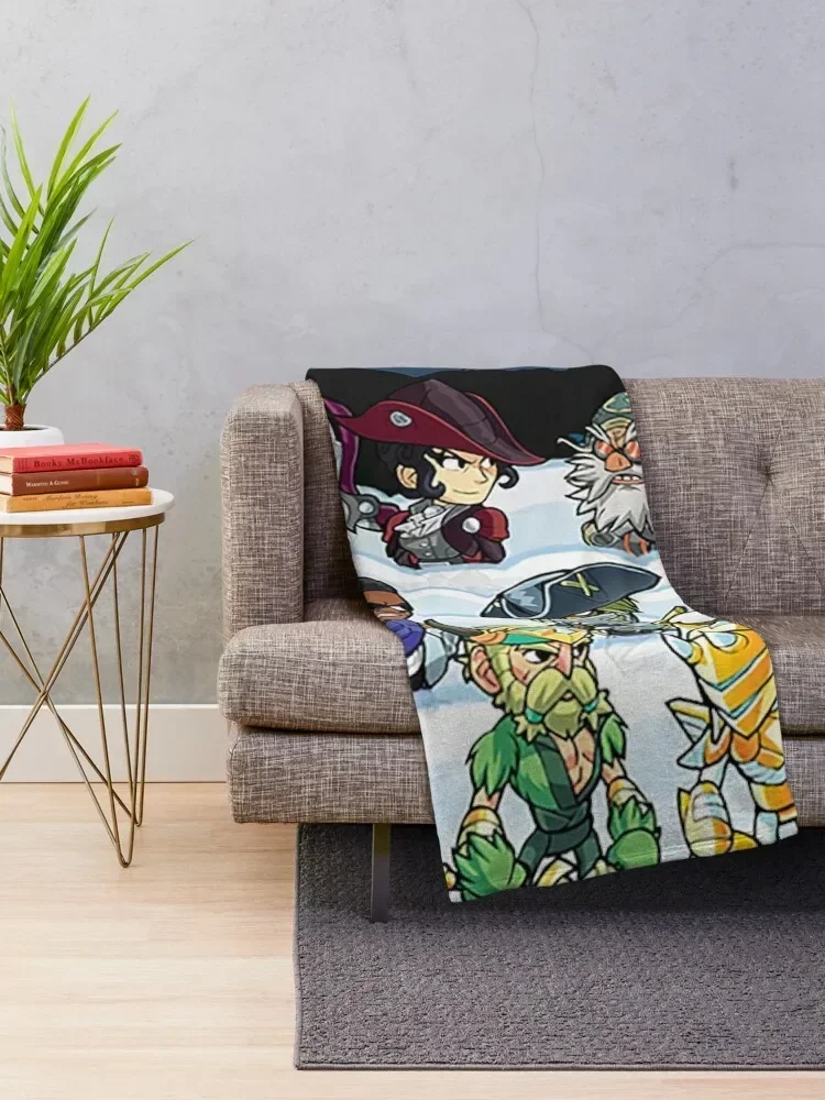 The brawlhalla family Throw Blanket for babies Cute valentine gift ideas Blankets