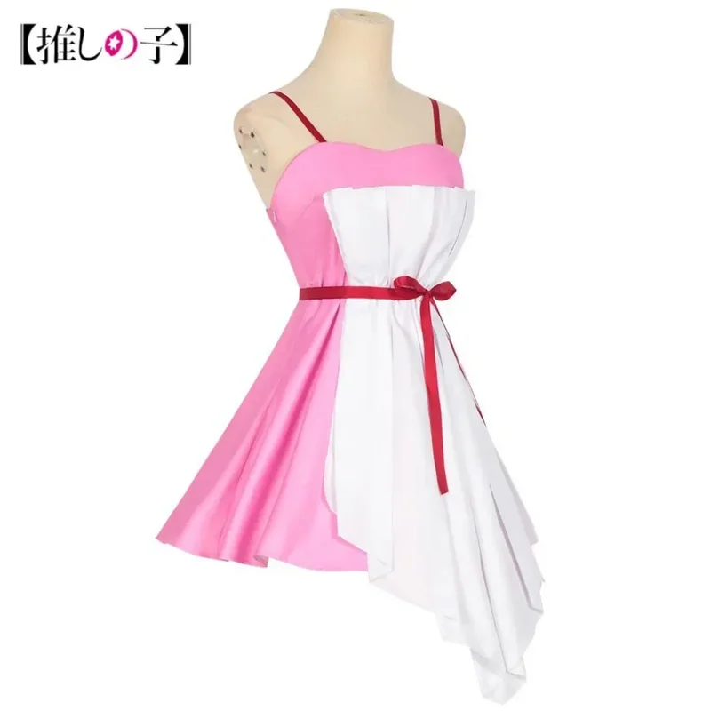 FC6Anime OSHI NO KO Hoshino Rubii Cosplay Costume Sling Evening Dress Skirt Woman Sexy Kawaii Carnival Masquerade Ball Suit@FC8！