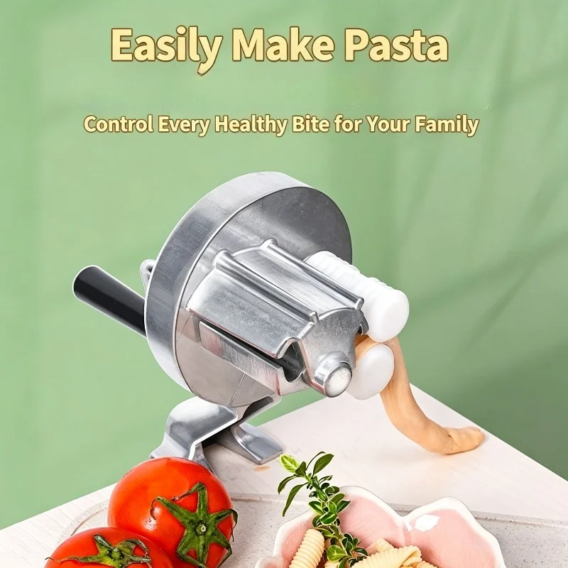 Kitchen Gadgets Manual Cavatelli Machine Ergonomic Labor-saving Macaroni Maker Hand Crank Pasta Maker Pastry
