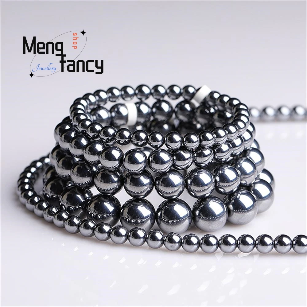 Terahertz Diamond cut 6-12mm Polysilicon Hot & Cold Dual Effect Bracelet Natural Exquisite Fashion Elegant Jewelry Holiday Gifts