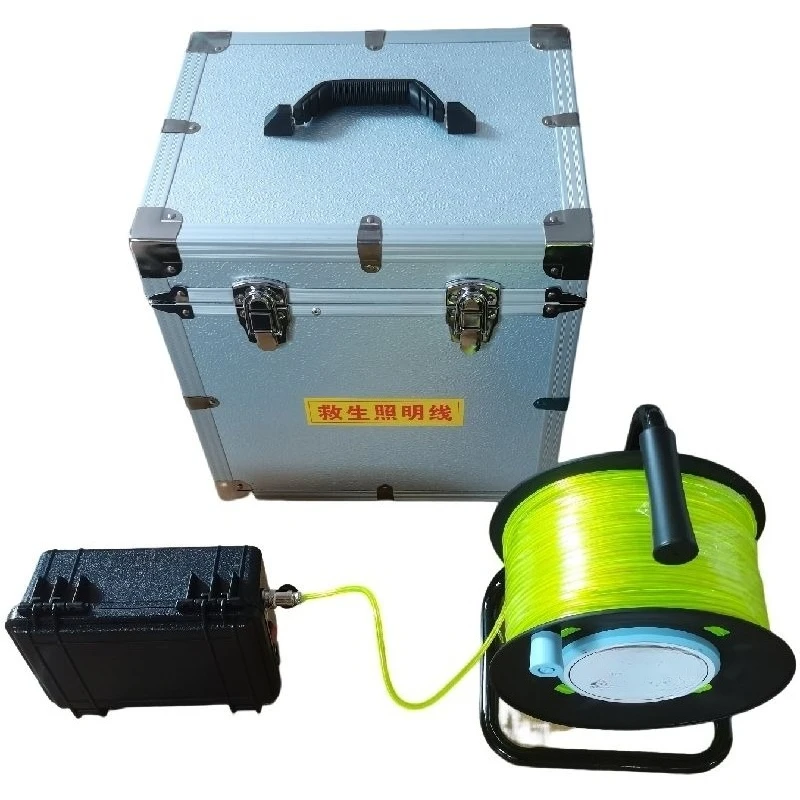 Fire lifesaving lighting line, lifesaving guide luminous rope