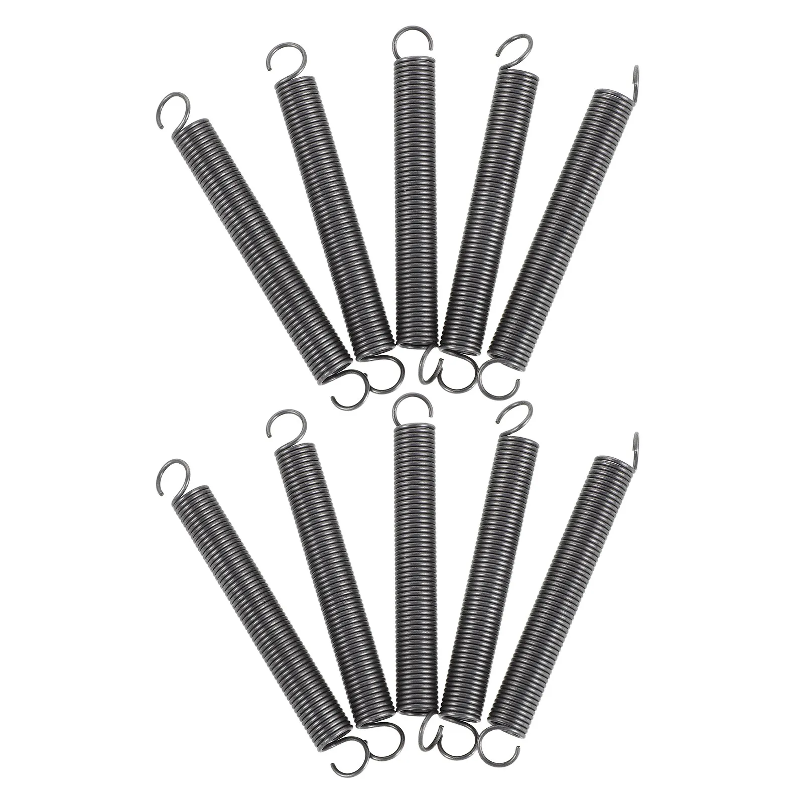 10Pcs Durable Steel Extension Springs 7mm Od Dual Hook Design Metal Parts For Mouse Rat Cage Repair And Mechanical Equipment Use