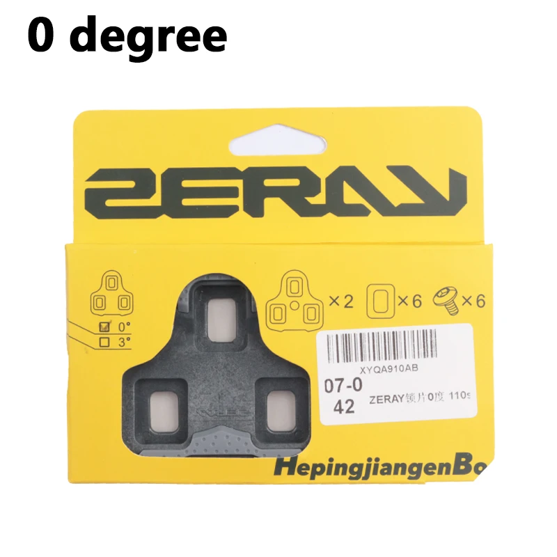 ZERAY 110S Pedal Cleat 3 Degree 0 Degree Non-slip For LOOK KEO Road Bike Cycling Competition Pedal Cleat