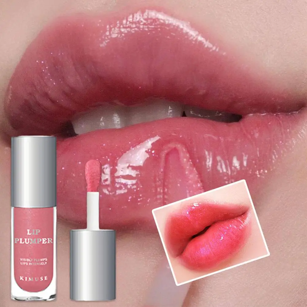 Lip Oil Gloss Lip Plumper Makeup Moisturizing NonSticky Sexy Water Glossy Glitter Primer Tint Lip Balm Care Cosmetics