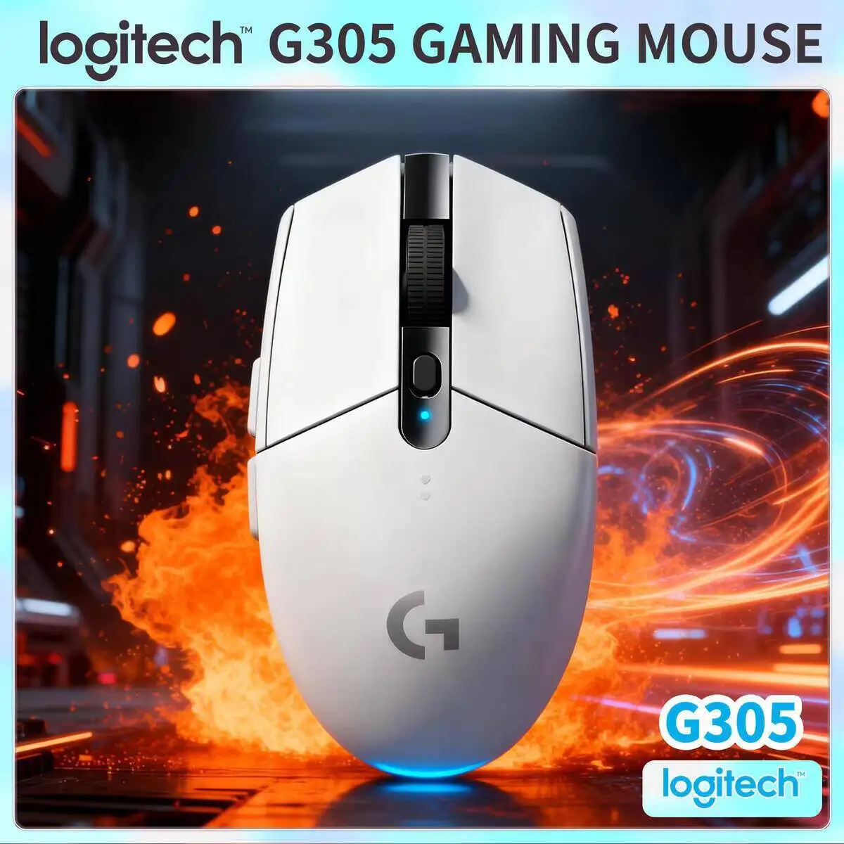 

Logitech G305 LIGHTSPEED Mouse, 12000 DPI HERO Sensor, 250h Battery Life, 6 Macro Buttons, Windows macOS Compatible