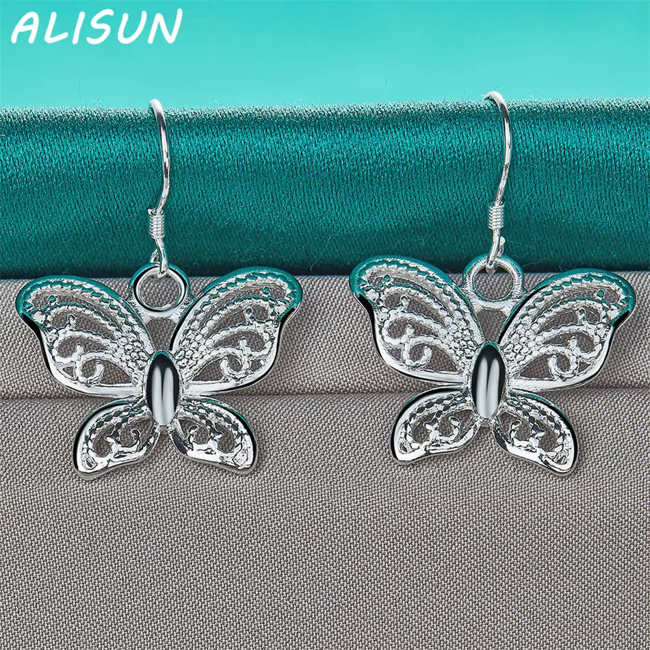 ต่างหูเงินแท้ 925 รูปผีเสื้อ ดีไซน์เก๋ ของขวัญสุดสร้างสรรค์ เหมาะกับทุกโอกาส ทั้งงานปาร์ตี้และใส่ในชีวิตประจำวัน