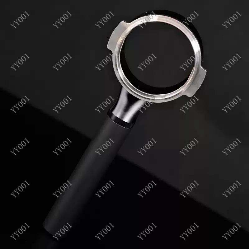 1pcs  V2 bottomless flat coffee machine handle transformable  gold coin double mouth